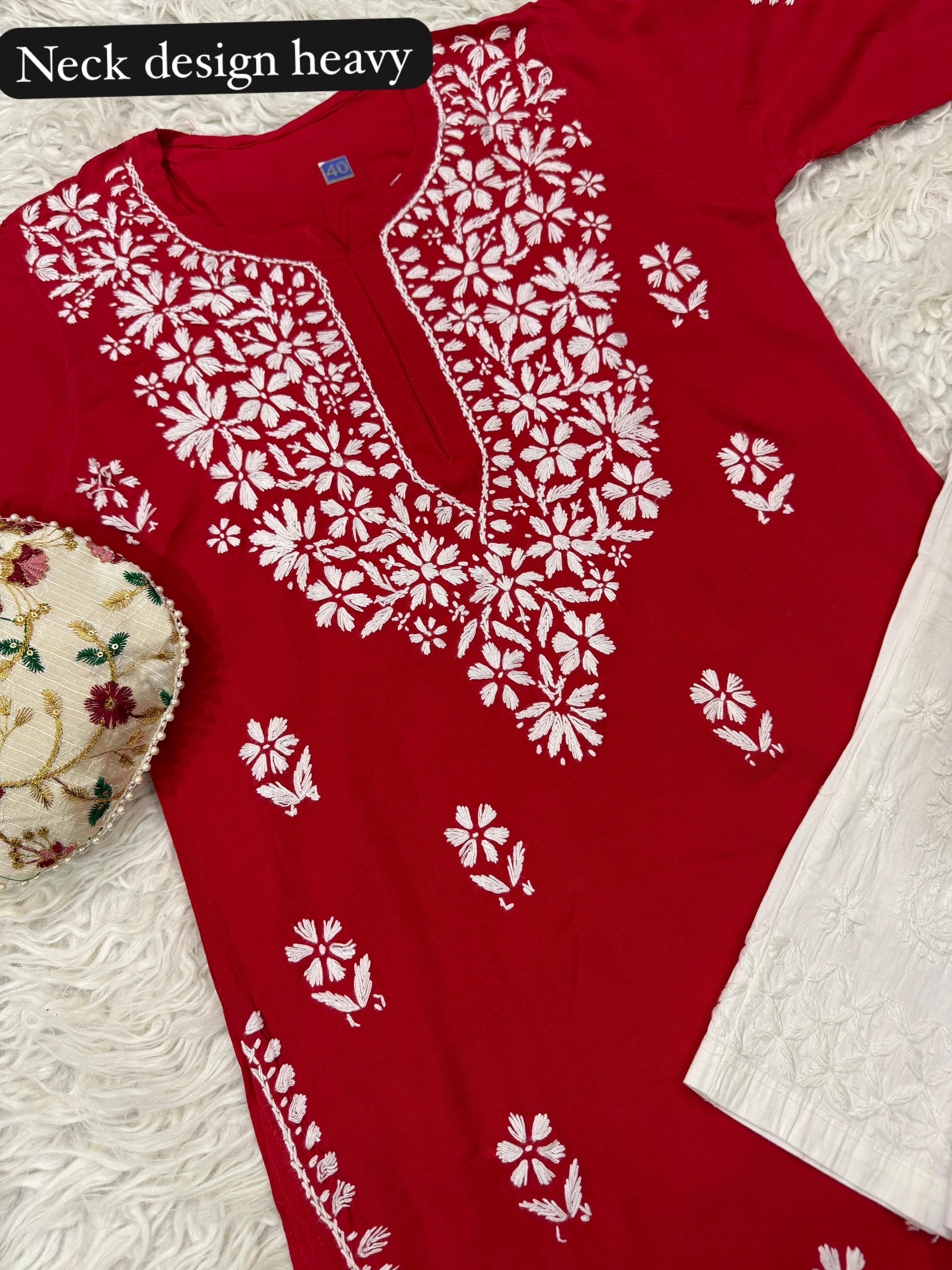 Soft & Breezy rayon Ghaspatti kurta and pant