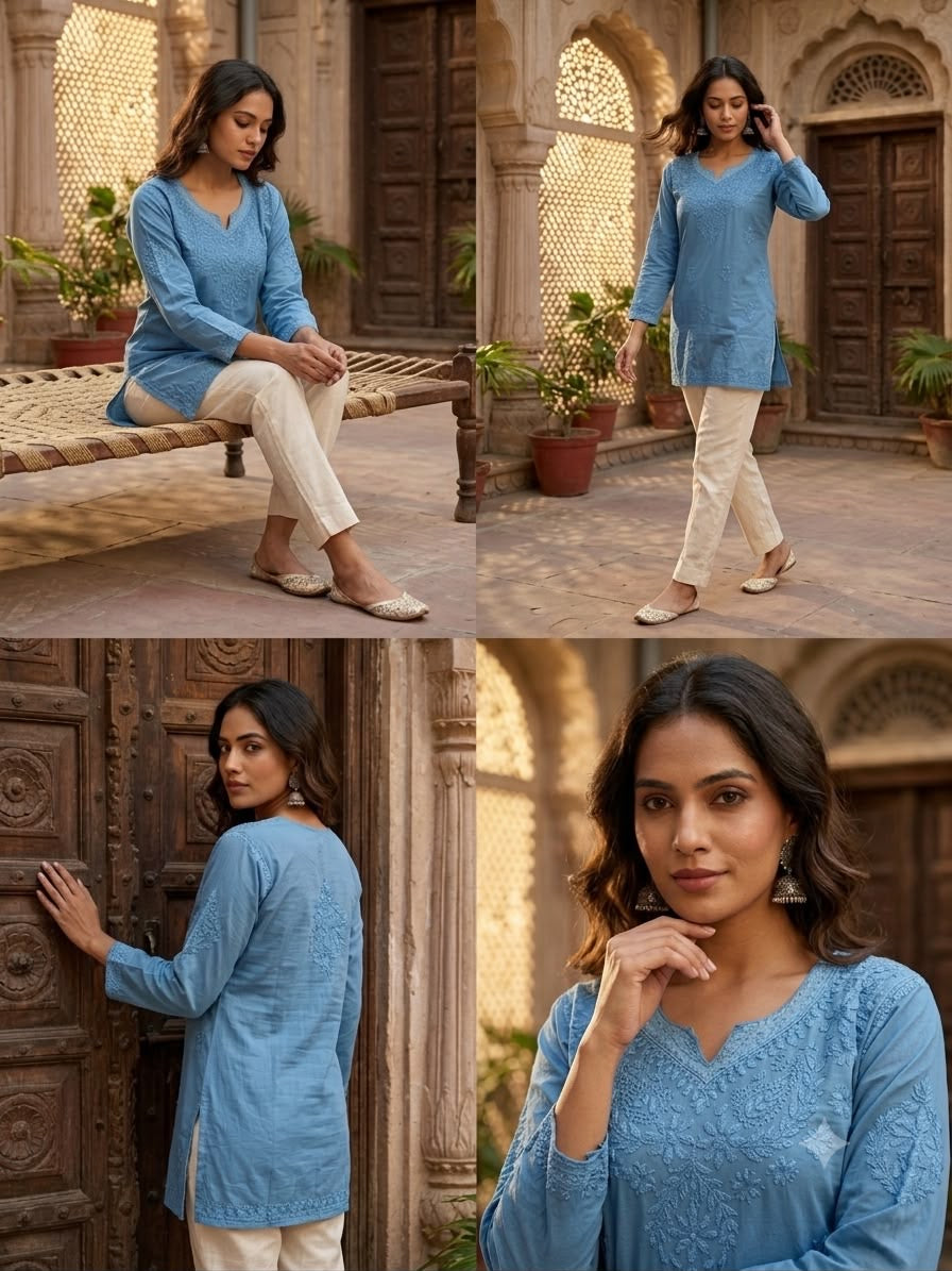 Mul Mul Fabric Short Top