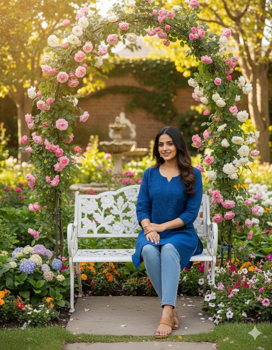 Rayon soft Regular Wear Embroidery Short top