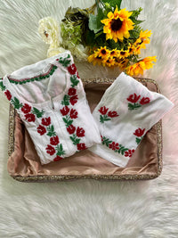New era of chikankari Threads Set
