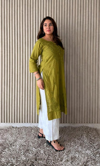 Soft Dyed Dobby Cotton long Kurta