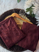 Zoya Maslin Rose 3pc Set tone embroidered