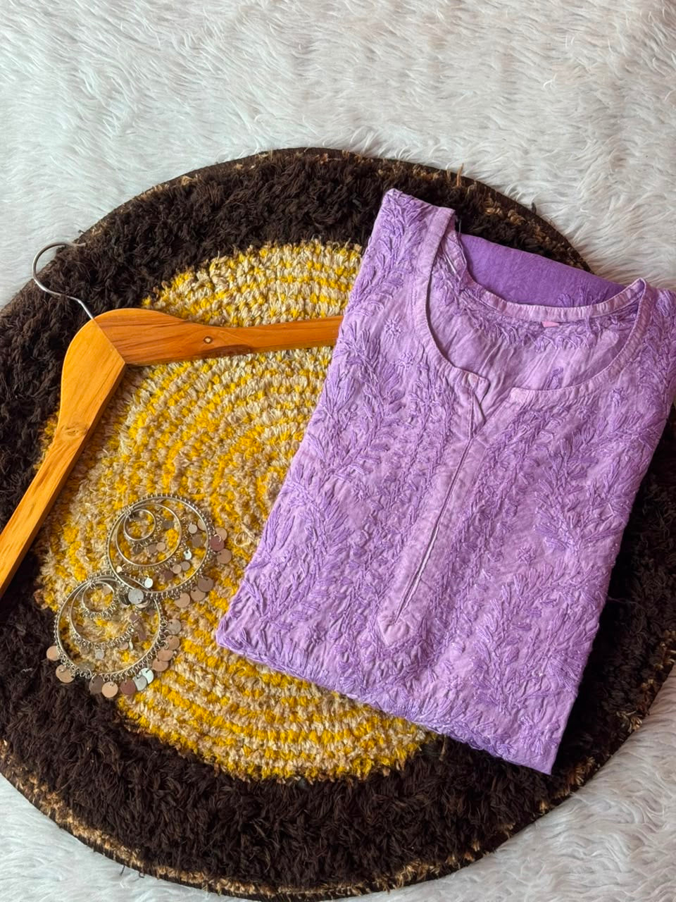 Chanderi Ombre long Soft Kurta