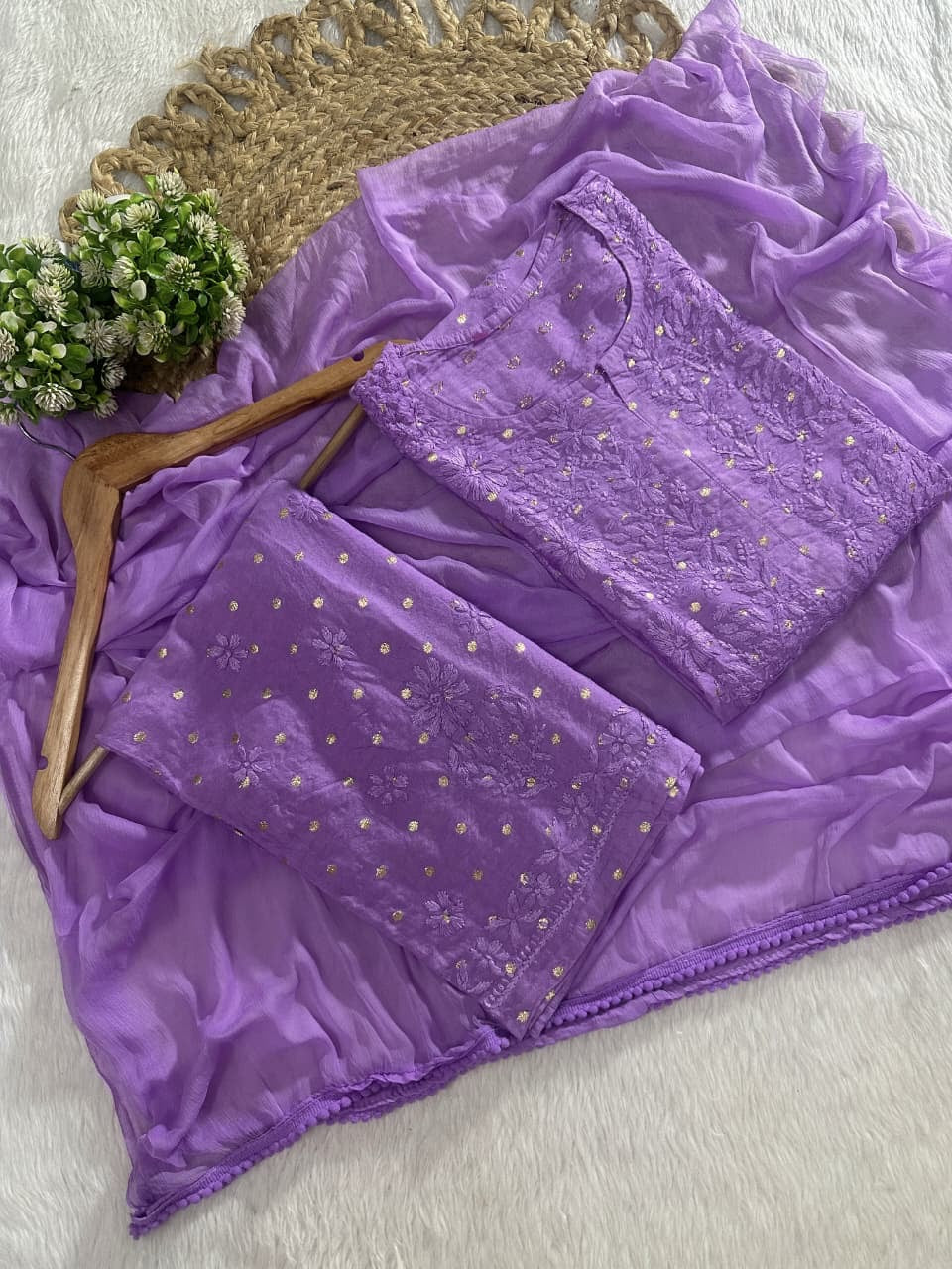 Chanderi Bindi 3pc Soft Sparkle
