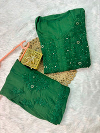 Heavy Daman Modal Muqaish Kurta