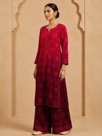 Muslin Co-ord Premium Chikankari Set