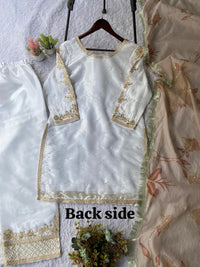 Noor Wedding 3pc Silk Set