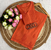 Anchor Thread 3d Panel Modal kurta Set