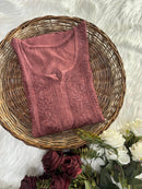 Dyed Muslin Short Chikankari Top