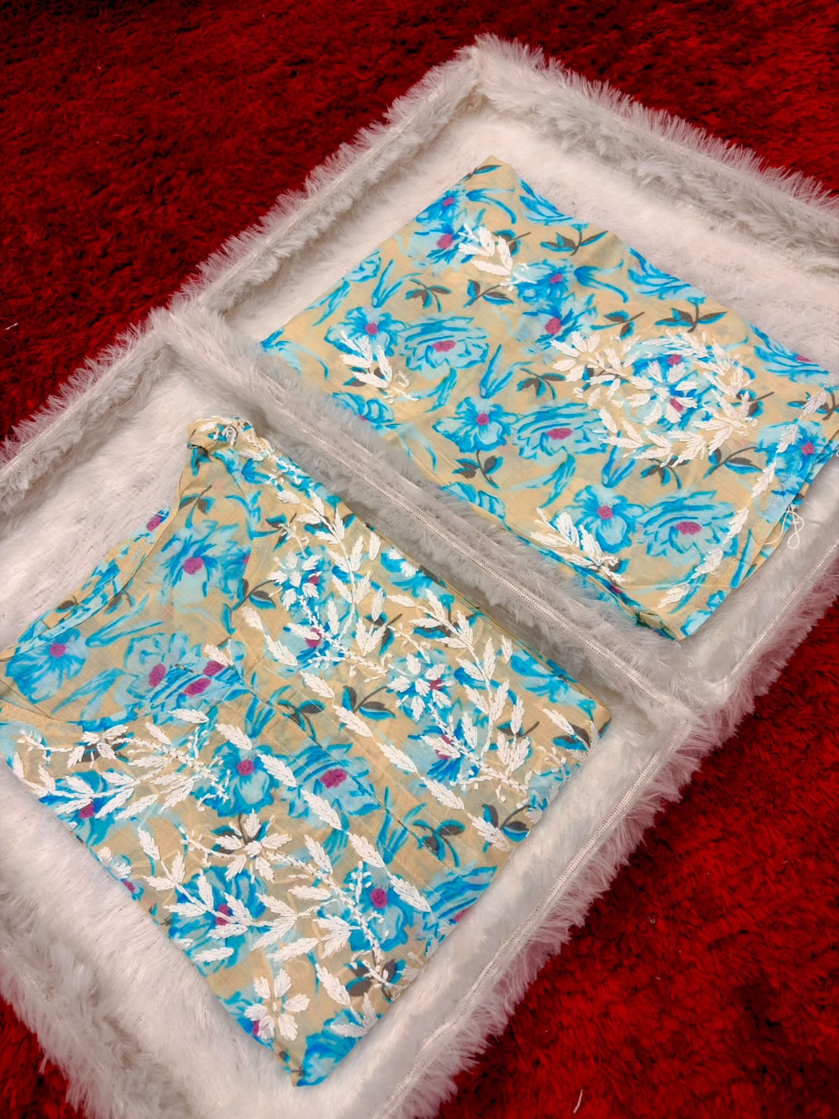 Pure Mul cotton floral 2pc set