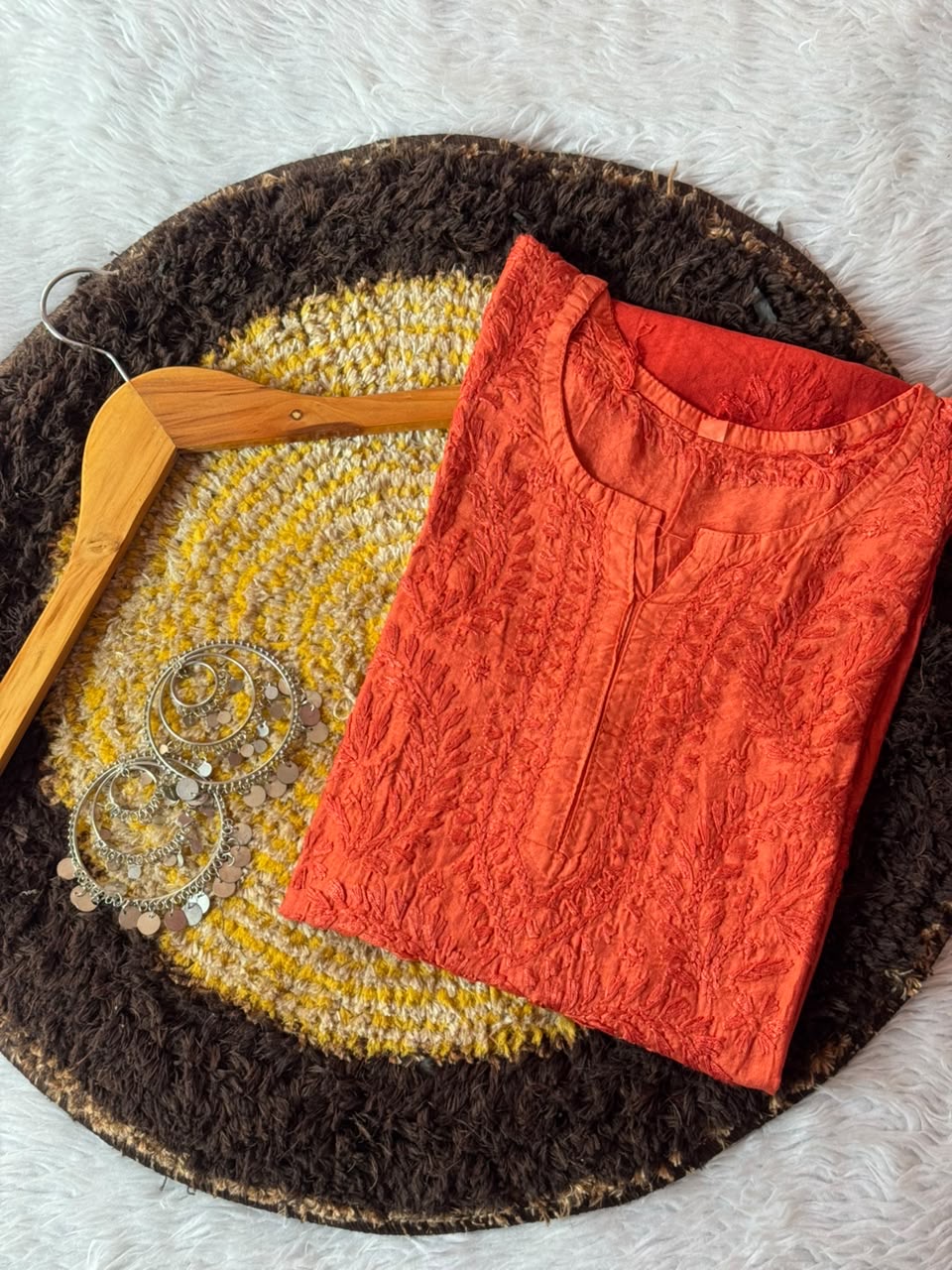 Chanderi Ombre long Soft Kurta