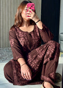 Iddat Lightweight Soft Rayon Kurti plazzo