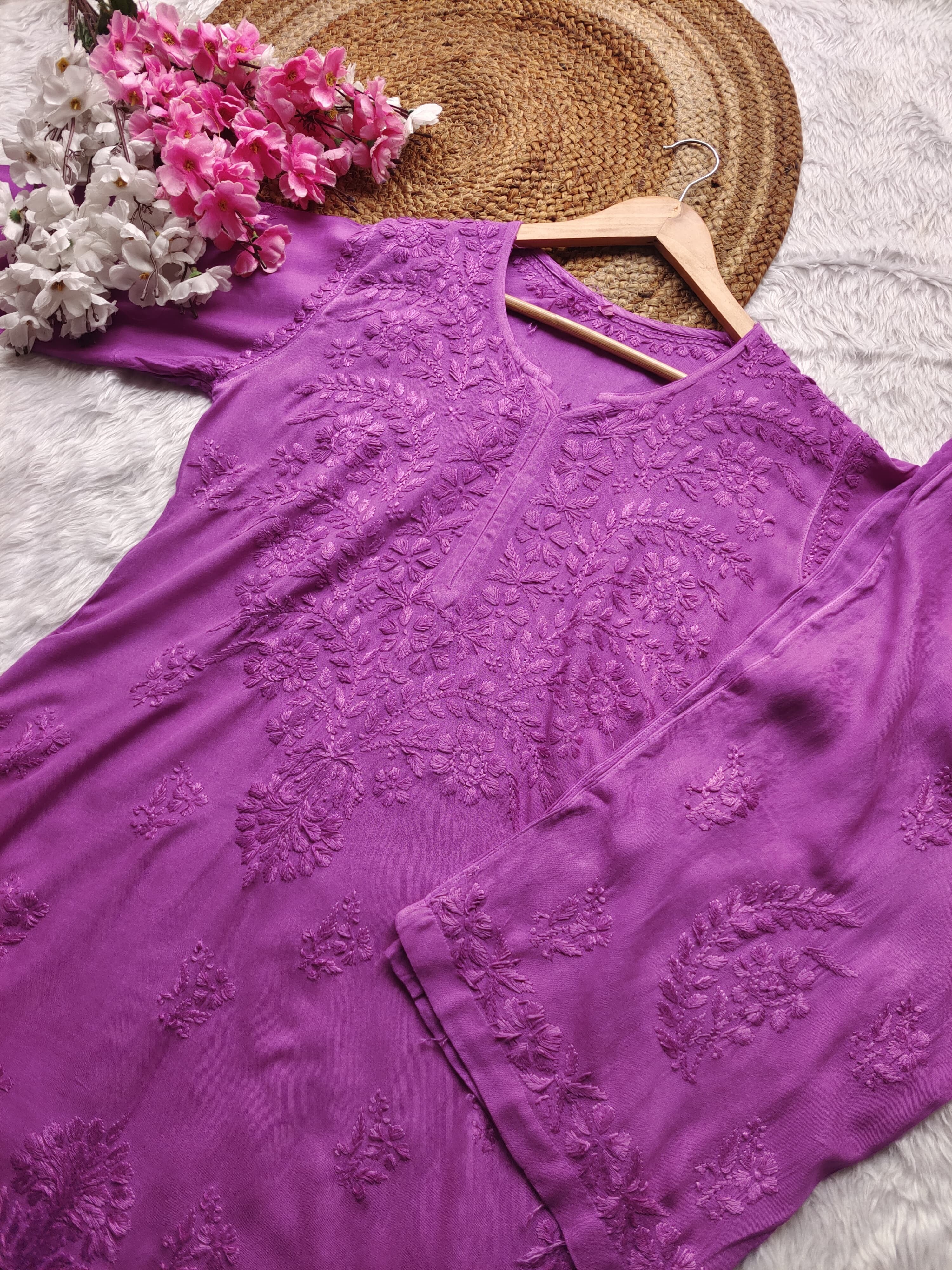 Rayon Dyed Handcrafted set