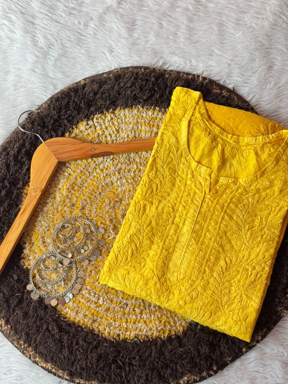 Chanderi Ombre long Soft Kurta