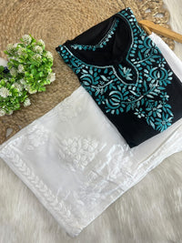 Rayon Dual Thread pink kurta