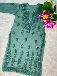 Premium Modal Heavy Muqaish Kurta