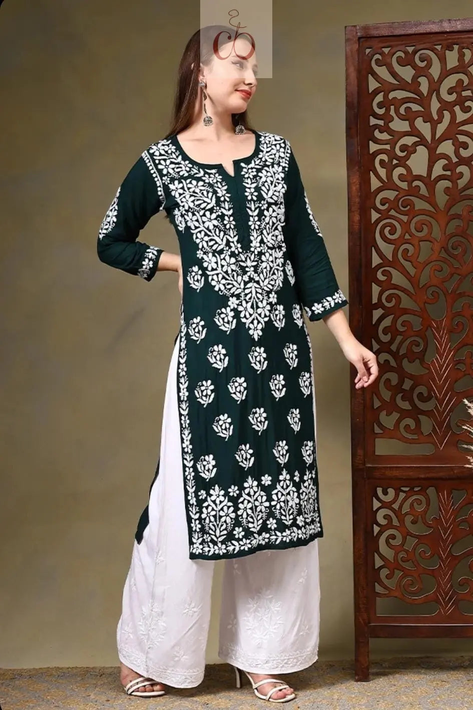 Beautiful All New Heavy Modal Kurtis - Chikankari Official