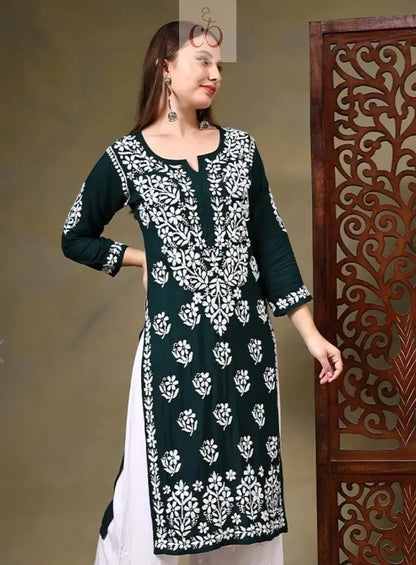 Beautiful All New Heavy Modal Kurtis - Chikankari Official