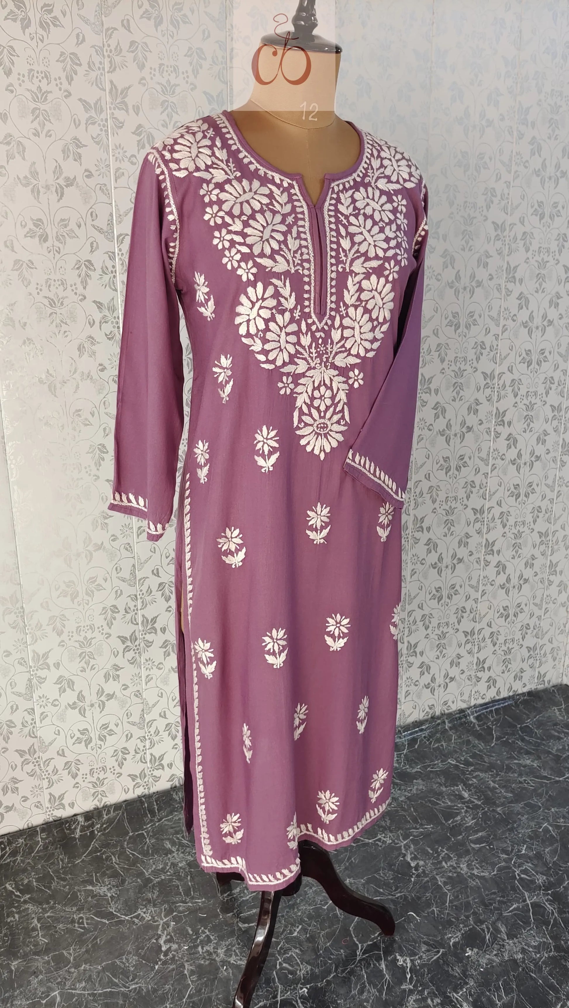 Beautiful Rayon Kurtis - Chikankari Official