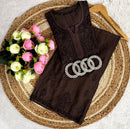 Chanderi Gala Chadi Cross Set