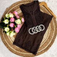 Chanderi Gala Chadi Cross Set