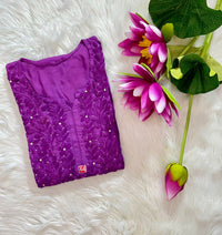 Premium Modal Heavy Muqaish Kurta