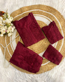 Mother daughter Chikankari soft Pintex chanderi set