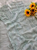 Viscose Grace With Dori 3d Work Kurta