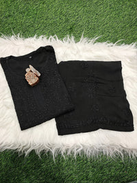 3d Worked Chikankari Co-ord set