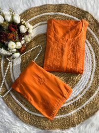 Zeenat ghaspatti Rayon Daman set