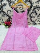 Noodle strap dyeable muslin soft set