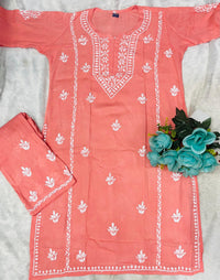 Chikankari x Mother of dragons 2pc Set