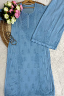 Anchor Thread 3d Panel Modal kurta Set