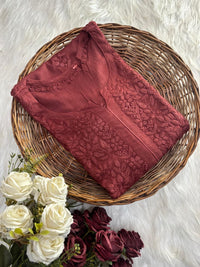 3d Embroidery Rayon Soft and Heavy Kurta