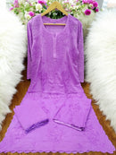 Beautiful Cut Work Modal Co-Ord Set with Dupatta