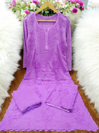 Beautiful Cut Work Modal Co-Ord Set with Dupatta