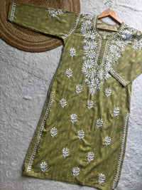 Pure printed Cotton chikankari kurta