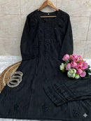 Chanderi Gala buti Lace desinger 2pc set