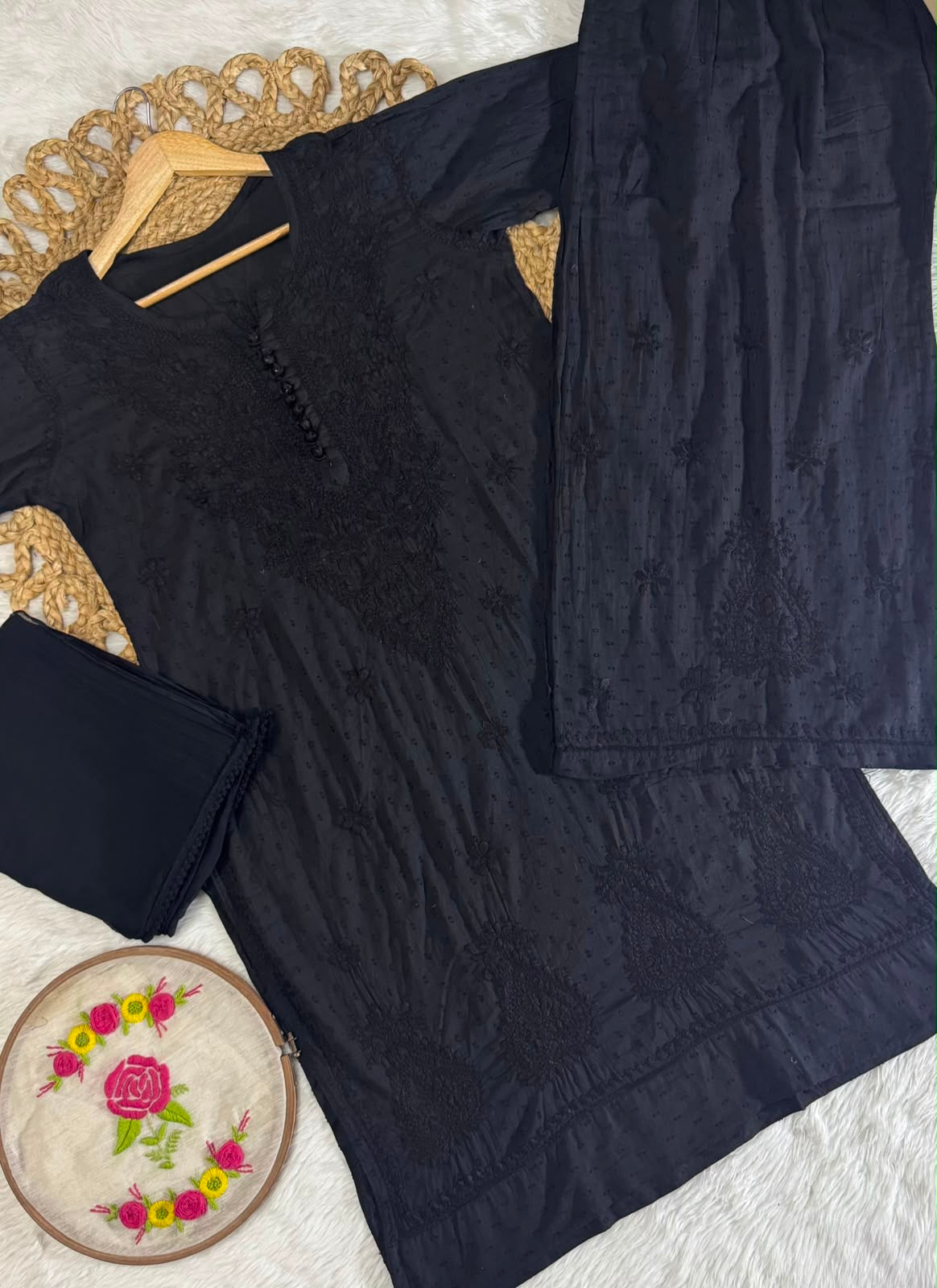 Dobby Cotton Soft Co-ord 3pc set