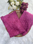 Chanderi Golden Dots Set