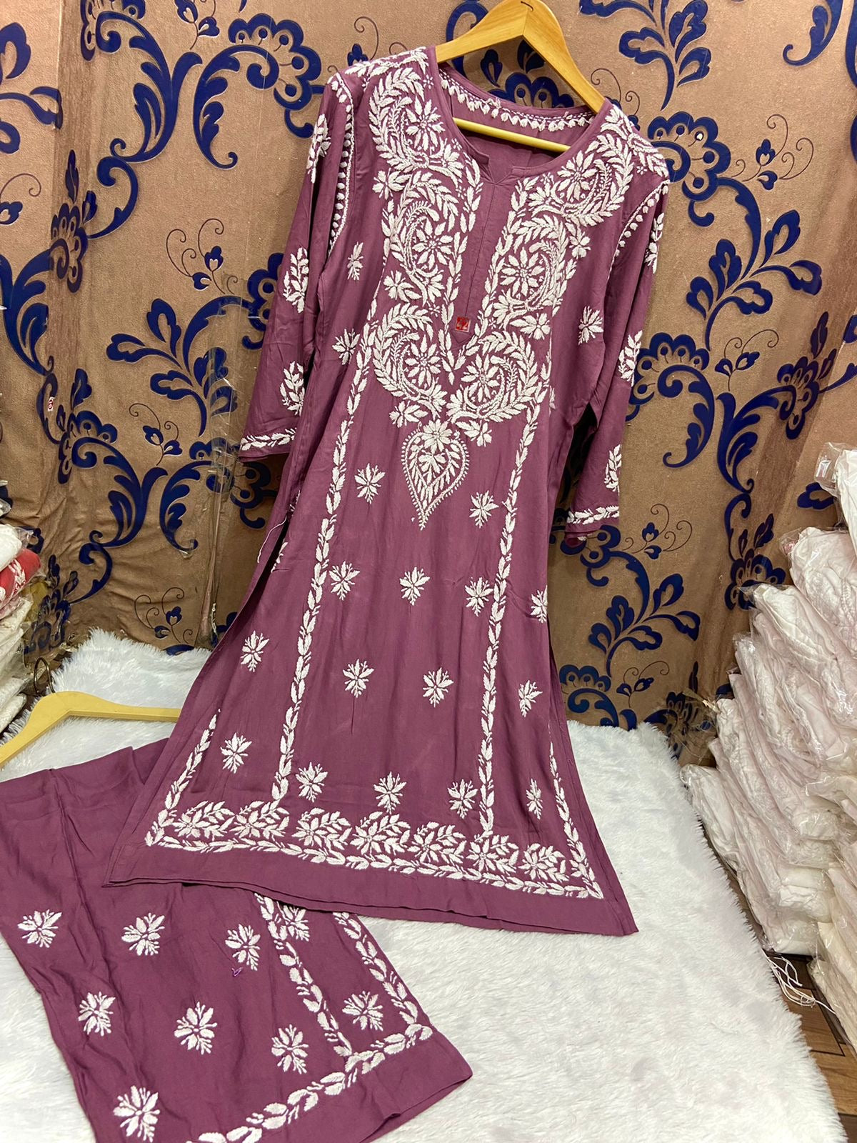 Finest quality intricate Hand Embroidery Rayon Combo