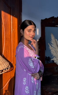 Soft Modal heavy embroidered Kurta set