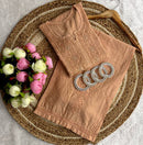 3D anchor Square Gala Muqaish thread Hand work 2pc Set