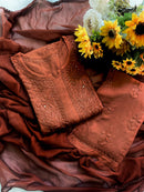 Zoya Muqaish Work Chikankari 3pc Set