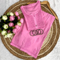 Anchor Thread 3d Panel Modal kurta Set