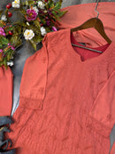 Georgette Cotton Threaded 3pc Set