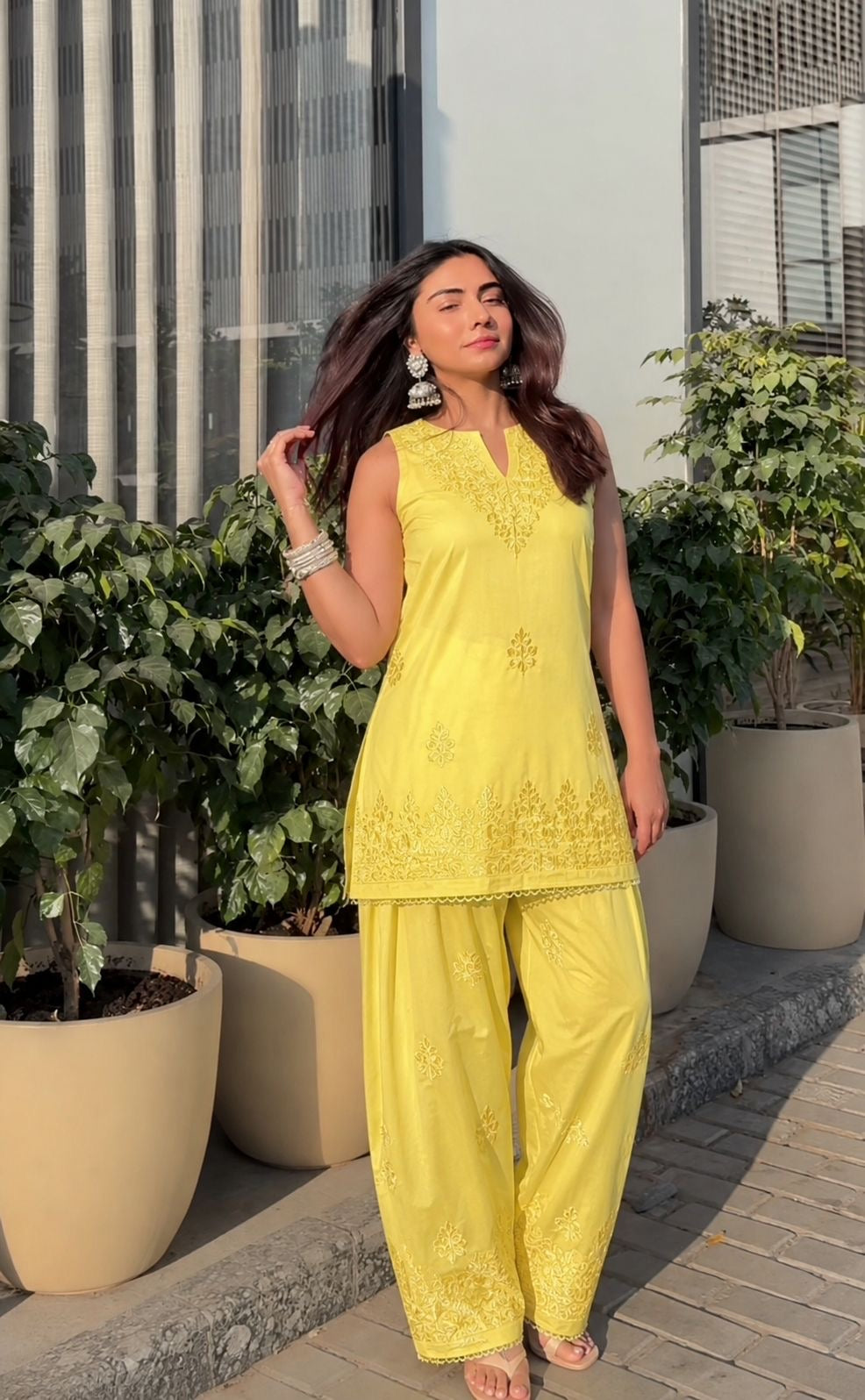 modaal cotton farshi shalwar set with dupatta