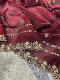 Designer Saree satin Silk