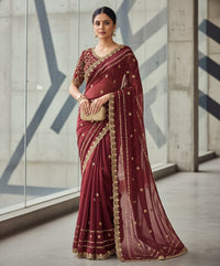 Designer Saree satin Silk
