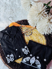 Zara White embroidery chikankari Co-ord Set